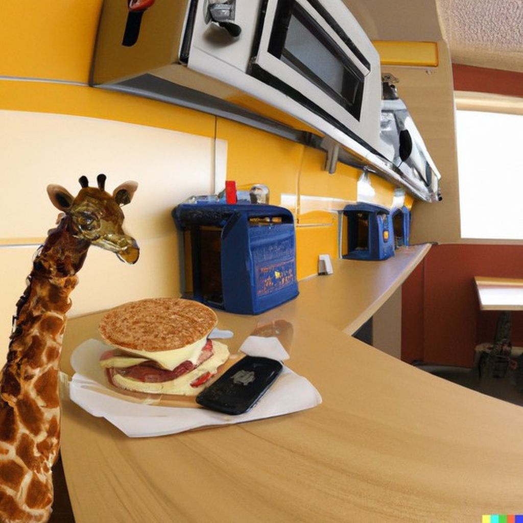 Giraffe's Diner Delight